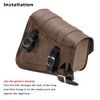 MASO Universal Motorcycle Saddlebags Saddle Bags Tool Side Pouch Waterproof