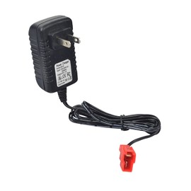 6 Volt 1.0 Amp Square End Battery Charger for Kid Trax Ride-On Toys