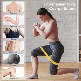 Banda De Resistencia 5PCS, EASYTAO Ligas de Resistencia Ejercicio Yoga Kit, Material BPE, con Bolsa y Manual