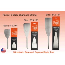 TORPEDO 3 Pack Windshield Express Removal Blade Autoglass Tool, Windshield Re...