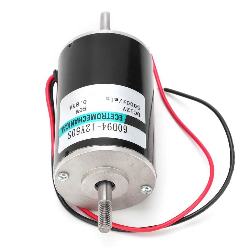 DC Motor HighSpeed 80W Micro CW CCW Double Output Shaft
