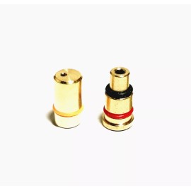 Dual Gas Refill Adapters for ST Dupont lighter Line 1/2 Yellow/Red Cap