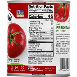 Dei Fratelli Chopped Italian Tomatoes with Herbs and Olive Oil - Vine-Ripened – Non GMO, Gluten-Free (28 oz. Cans, 12 pack)