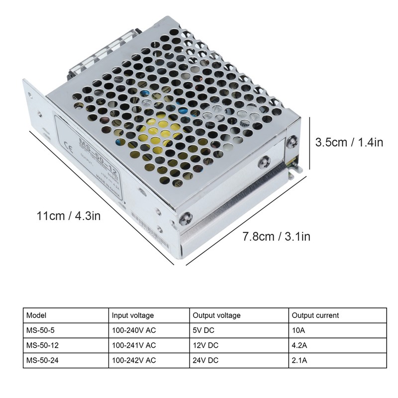 BERM Power Supply Transformer Switch 100‑240V AC Power Supply Switching