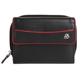 Szuna Genuine Leather Women's Purse Red 017310, red