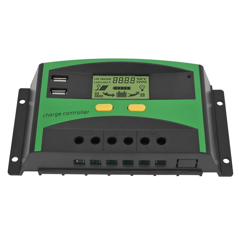 Solar Charge Controller Automatic Recognition LCD Screen Current Display Intelligent