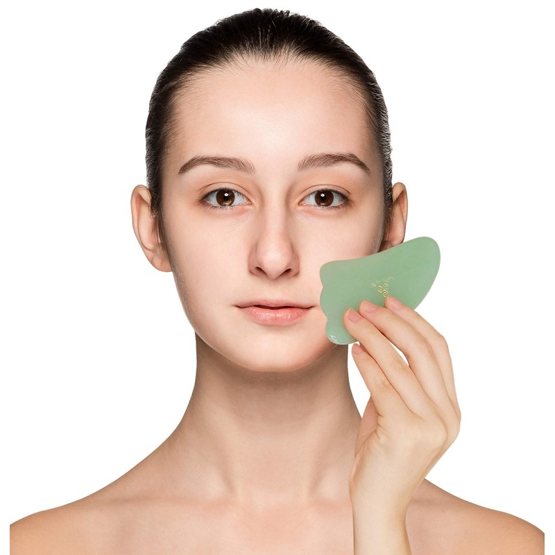 Casa Plate, Natural Stone Gua Sha Stiffness, Face Massager, Scatter