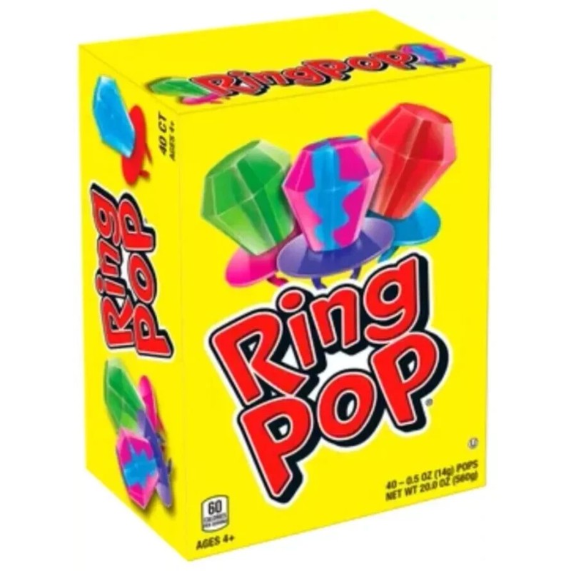 Ring Pop 4 PACK - Ring Pop Kosher Bulk Candy