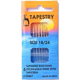Pony Gold Eye Hand Sewing Needles - Tapestry Size 18-24