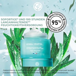 Yves Rocher HYDRA VEGETAL |Intensivpflege langanhaltende Feuchtigkeit | zartschmelzende Creme 75 ml