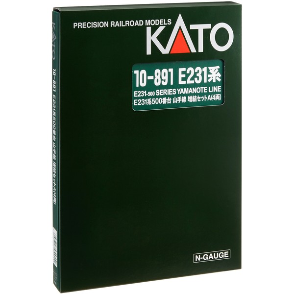 Kato N Gauge 10-891 E231 Series 500 Series Yamanote Line Expansion Set A (4 Cars)