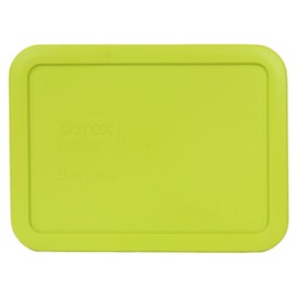 Pyrex 7210-PC 3 Cup Edamame Green Rectangle Plastic Food Storage Lid