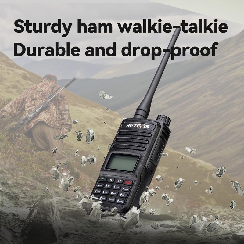 Retevis RT85 Ham Radios Long Range,High Power Walkie Talkies,Dual Band