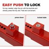 Shipping Container Lock, 9"- 15.4" Heavy Duty Steel Cargo Door