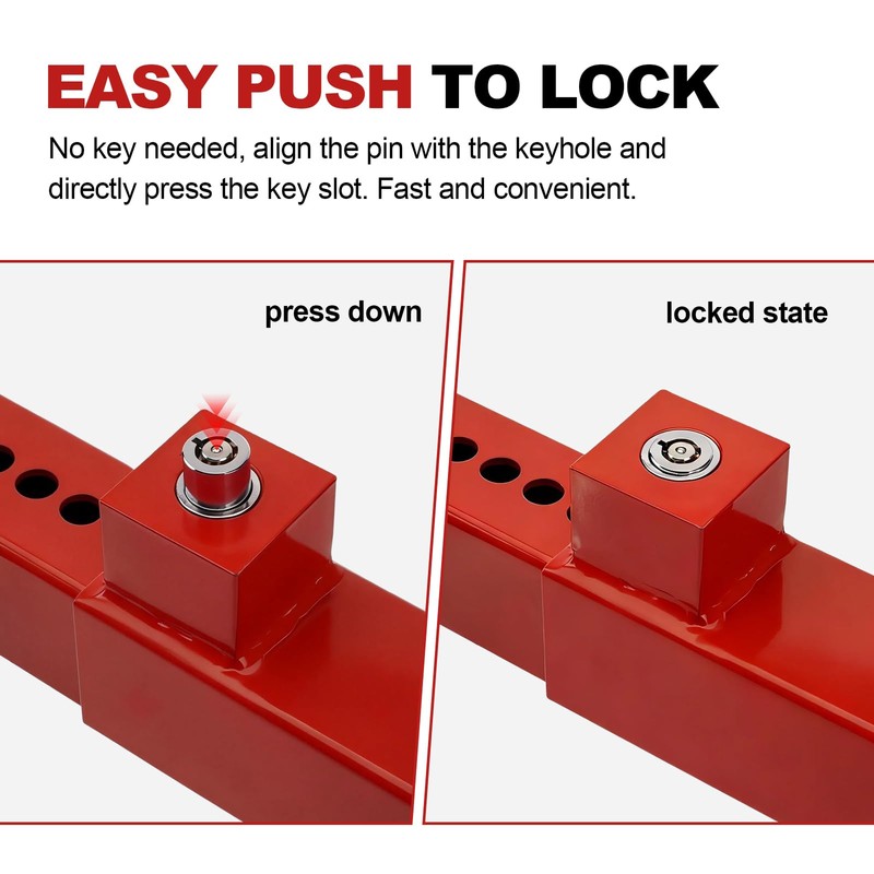 Shipping Container Lock, 9"- 15.4" Heavy Duty Steel Cargo Door