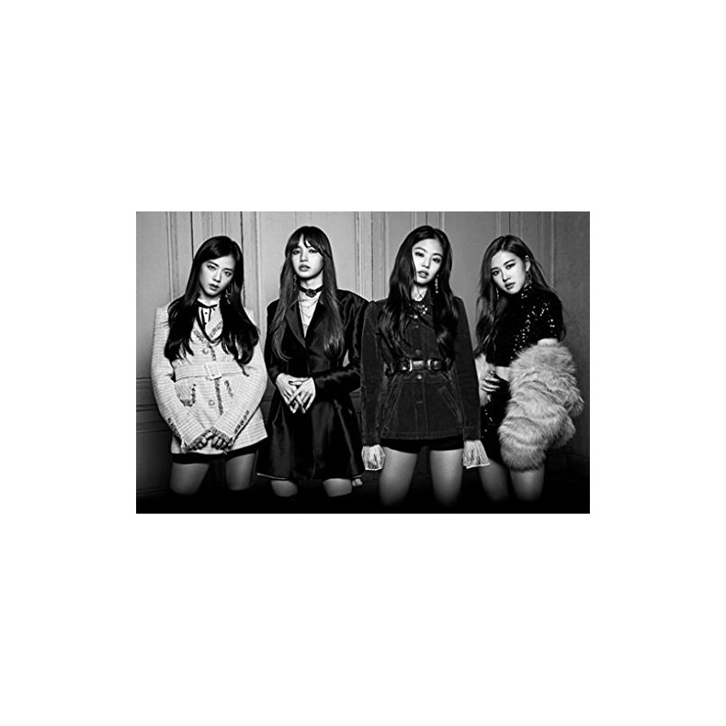 BLACKPINK [SQUARE UP] 1st MINI Album Black/Pink Random Ver CD+ea