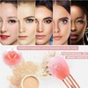 DUAIU Juego de 16 brochas de maquillaje profesionales con mango