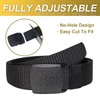 TBSCWYF Men's Work Belt, Tactical Belt, Adjustable Unisex Belt Nylon