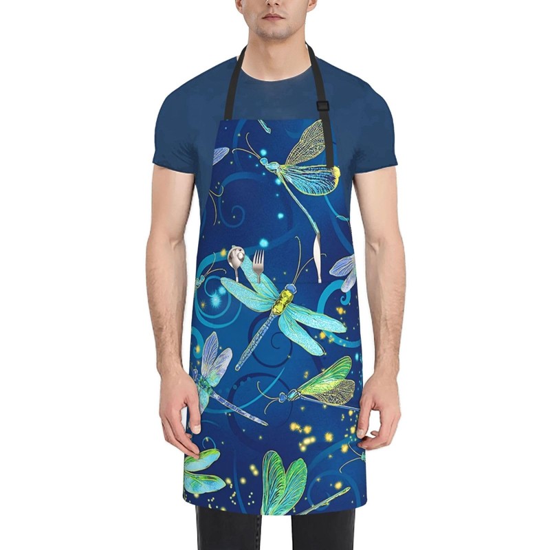 Aprons for Women and Men, Kitchen Chef Apron with 2