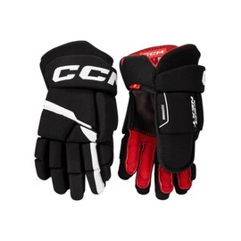 CCM Next Ice Hockey Gloves Senior (Black/White, Size: 14)
