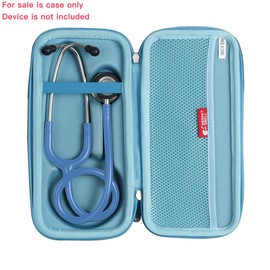 Hermitshell Dedicated Protective Storage Case for Littmann Stethoscope Classic III Stethoscope (Light Blue) (Case Only)