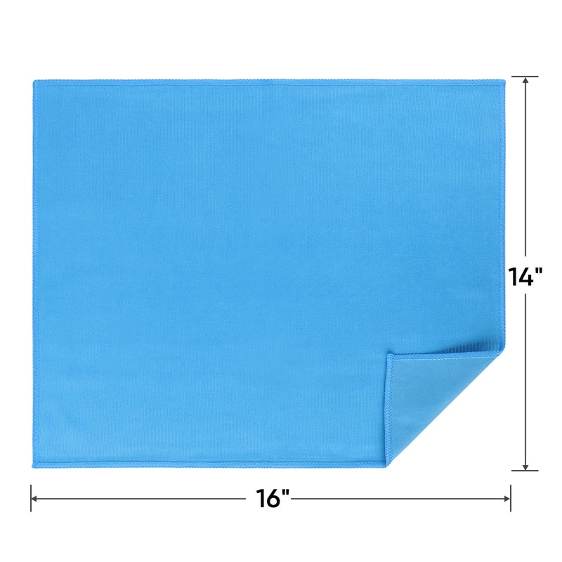 HOMEXCEL Microfibre Glass Cleaning Cloths 12 PK, Lint Free Streak