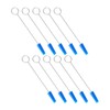 10PCS Piano Tuning Mutes Metal Handle Triangular Rubber Fixing Tool