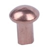 Byttlerom 400 Pcs 5/64 x 1/8 Inch Round Copper Solid