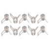 uxcell 20pcs 4mm Spring Band Type Action Fuel/Silicone Vacuum Hose