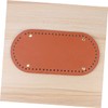 Gadpiparty 1PC Oval PU Leather Bottom Shaper Pad for DIY