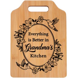 Gifts for Grandma, Grandma Birthday Gifts from Granddaughter - Unique Cutting Board - Best Grandma Gifts Ideas Valentiens Day Christmas Gifts for Grandmother Granny
