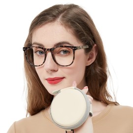 OCCI CHIARI Fashion Portable Reading Glasses Case Hard Shell Exrta Big Folding Readers 1.25 Grey Spring Hinge (1.0 1.25 1.5 1.75 2.0 2.25 2.5 2.75 3.0 3.5 4.0 5.0 6.0)
