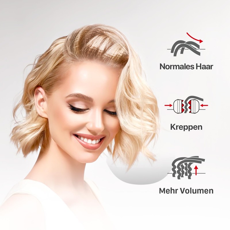 Valera, Swiss'X Volumissima, narrow crepe and wave iron, professional ceramic