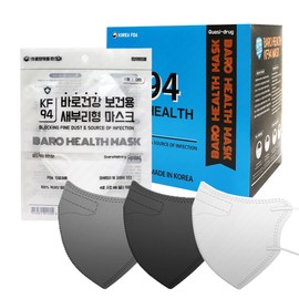 Right health mask BaroHealth Saebeak-type Mask KF94 Seburi-type Health Use Large Size 50 sheets / 바로건강 새부리형마스크 KF94 세부리형 보건용 대형 50매