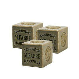 Marius Fabre 갤러리아 마리우스파브르마르세유 올리브솝 큐브비누 세트(200gx3개) GALLERIA Marius Fabre Marseille Olive Soap Cube Set (200g x 3 pieces)