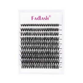 Eyelashes Individual Cluster for Eyelash Extension, 30D, 0.07, D-curl, Mixed, 8-16mm, Individual Cluster Artificial Eyelashes, Eyelashes for Beginners