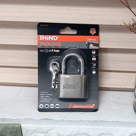 Snoda Premium 50mm Security Padlock for Doors Single Unit 2ea