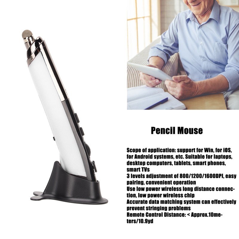 Wireless Pen Mouse 3 Levels Adjustable DPI Touch Screen Writing