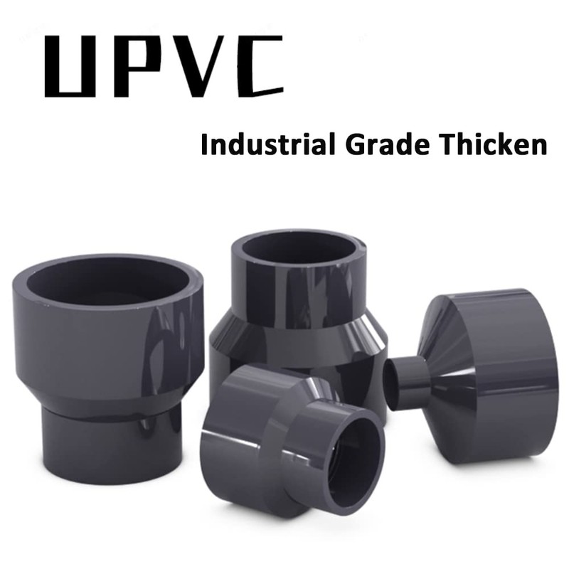 HATOOLHA PVC Reducer Connectors Industrial Grade Thick PVC Pipe Fitting