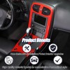 Moittellc Gear Shift Panel Trim Cover Compatible with Chevy Corvette