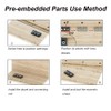 TopHomer 3-in-1 Pocket Hole Jig Kit, Drilling Template Self-Centering for