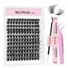 Lash Clusters Kit 144Pcs D Curl Lash Extension Kits Eyelash