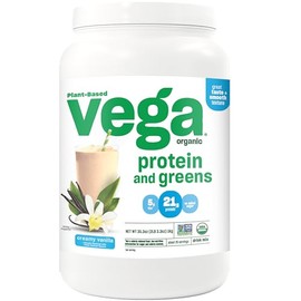 Vega Organic Protein & Greens Creamy Vanilla (26 Servings), 35.3 oz (1 Kg)
