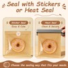 250 Pack Cookie Bags with Seal, 7.1 x 7.5 Inch