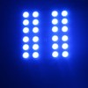 YM E-Bright 1-Set(2PCS) RGB 5050 24SMD LED Panel Dome Light