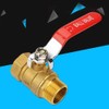 Ball Valve, 3/4"BSP DN20 Brass Pipe Ball Valve Male and