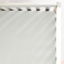 GRSSDER Soft Muslin Crib Sheet 1 Pack, 100% Cotton Crib Sheets with Deep Pocket for Boys and Girls, Fit Standard Crib Mattresses 52" x 28" Safe and Snug, Light Gray