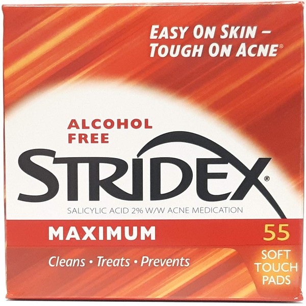 Stridex Medicated Pads Max Strength 55-Counts