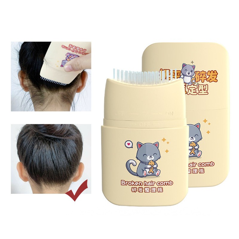 Kids Broken Hair Finishing Stick 80ml Portable Anti Frizz Comb