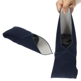 PATIKIL Camera Protective Wrap, 13.8" x 13.8" Lens Protector Wrapper Magic Self-Adhesive Camera Wrap for Camera Lens DSLR Phone Laptop, Dark Blue